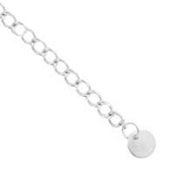 Verlengketting zilverkleur 5 cm