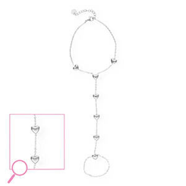 Handketting zilverkleur