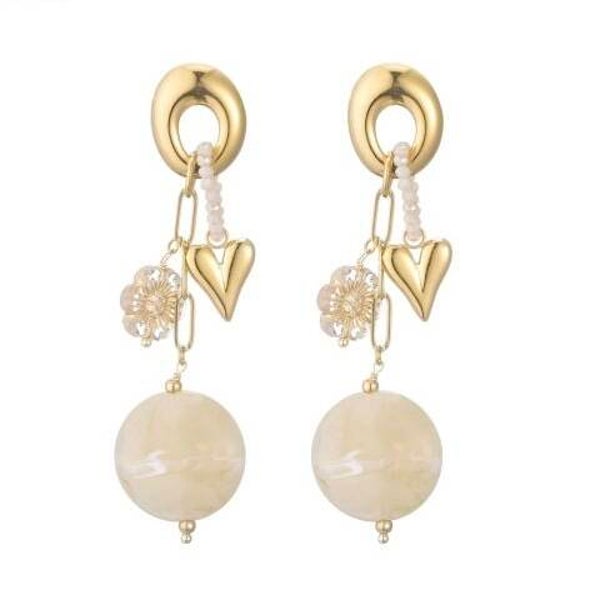 Bedeloorbellen beige