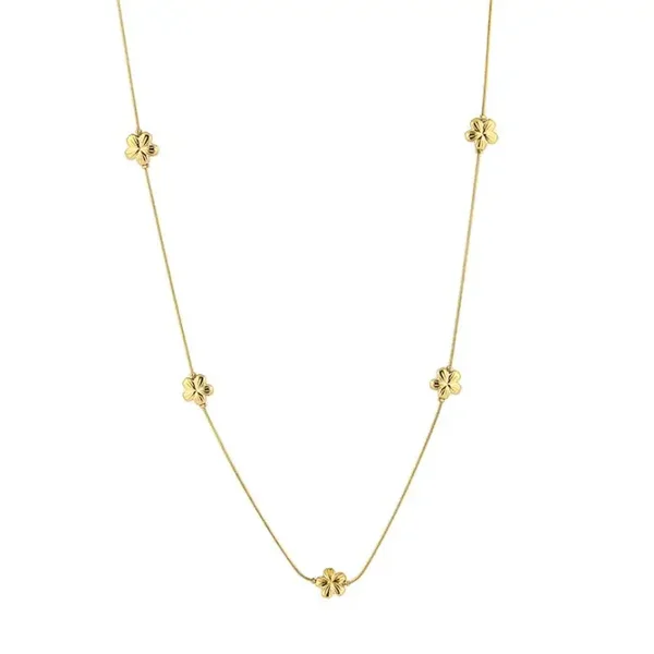 Lange ketting flower