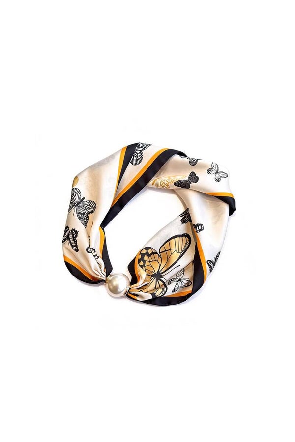 Magneetsjaaltje oranje/creme