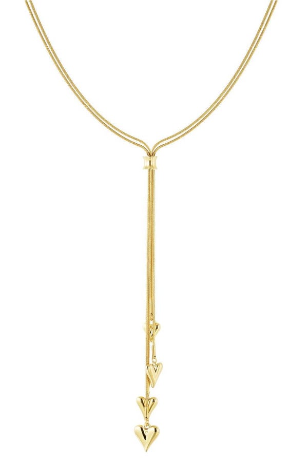 Lange y-ketting hartjes