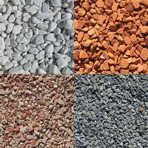 Gravel, sand, mulch 