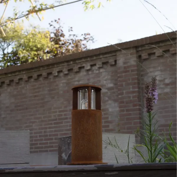Marina 30 Round Tuinlamp Corten.