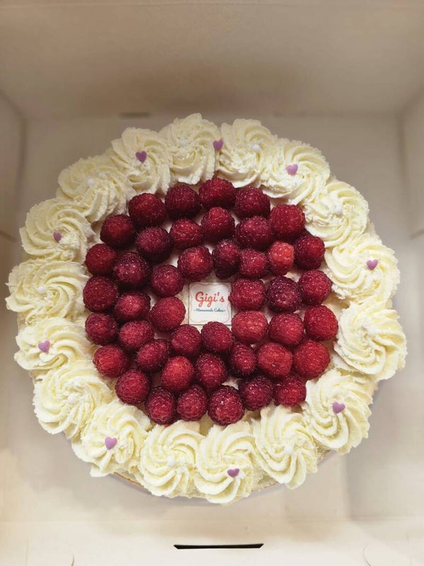 Kookos-Vadelma Juustokakku / Coconut-Raspberry Cheesecake