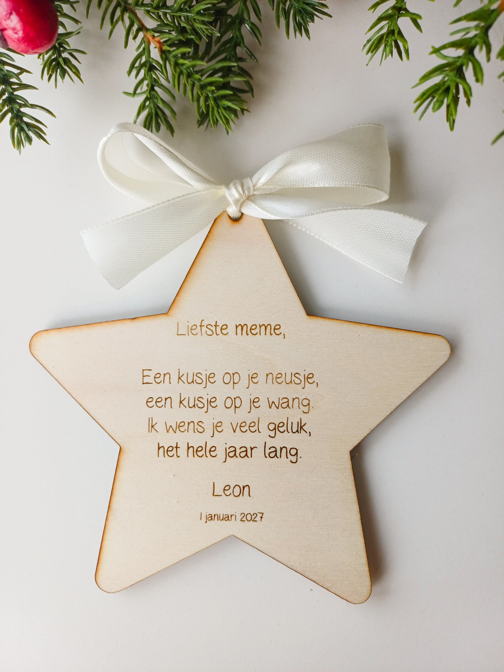 Nieuwjaarsbrief ster