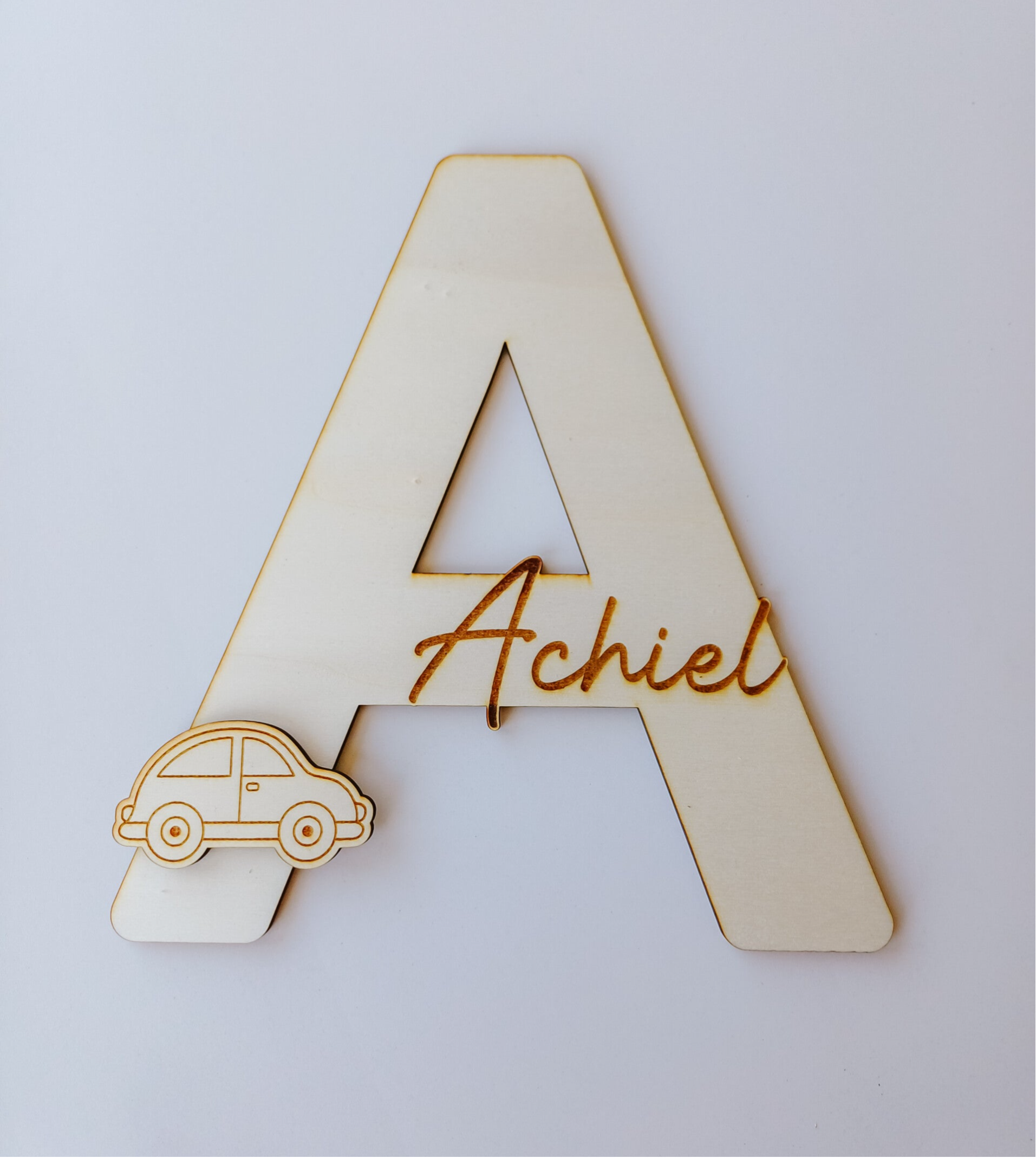 Letter met figuurtje