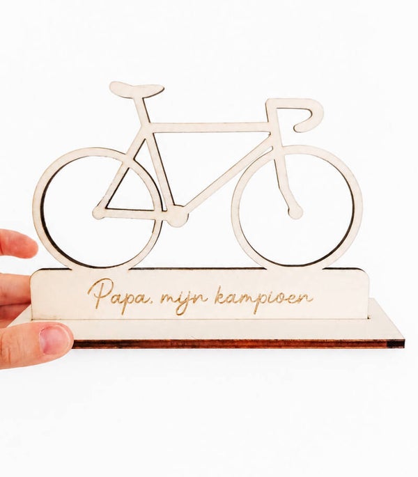 Houten fiets