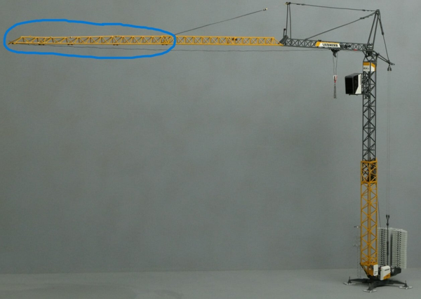 LIEBHERR 81K.1 (NZG) JIB EXTENSION SET