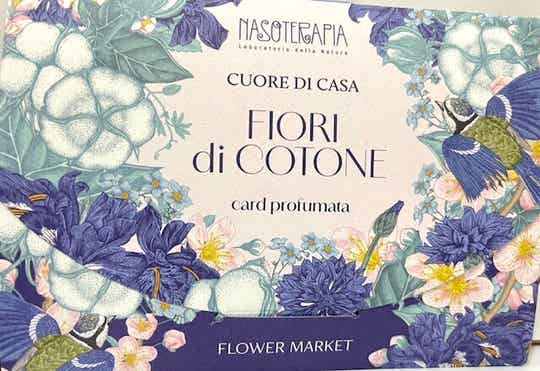CARD PROFUMATA FIORI DI COTONE