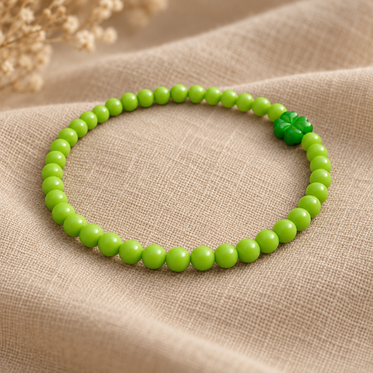 Damenarmband „Green Clover“