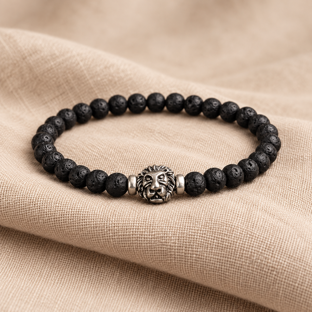 Herren-Lava-Armband „Lion King“