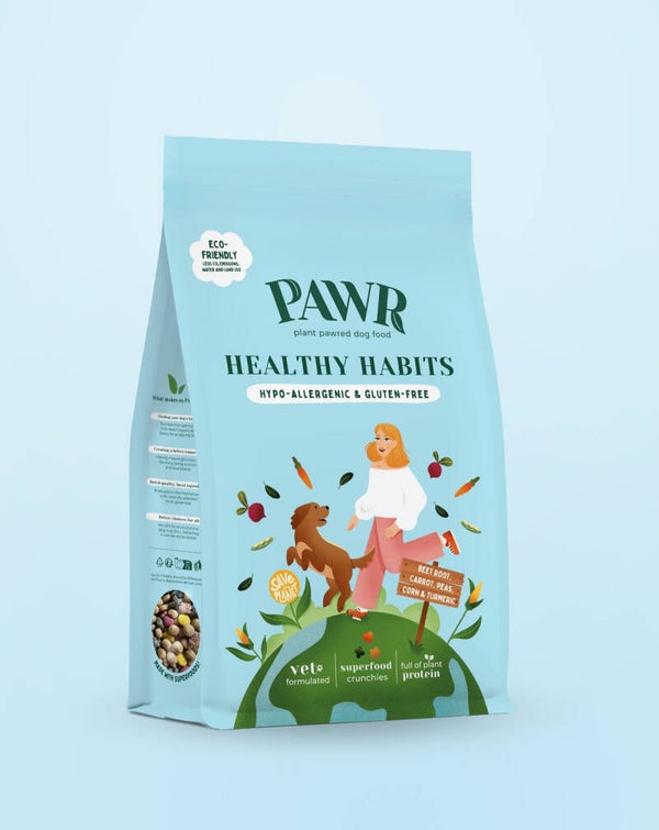 PAWR Healthy Habits – Plantaardig hondenvoer met superfood crunchies