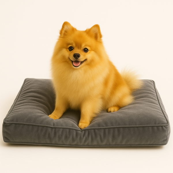 MADISON FRIENDS HONDENKUSSEN LOUNGE VELVET GRIJS 80X55 CM