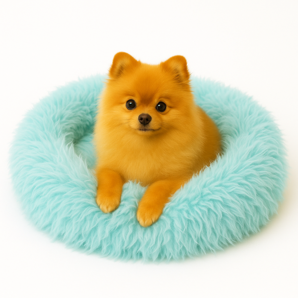 FOEIII HONDENMAND ZENJI RELAX DONUT LICHTBLAUW 50X50X13 CM