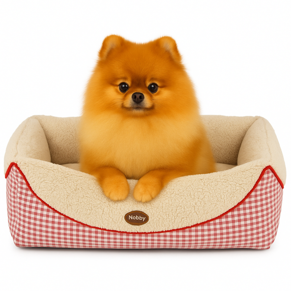 NOBBY - BED / MAND VIERKANT XAVER ROOD 60 CM