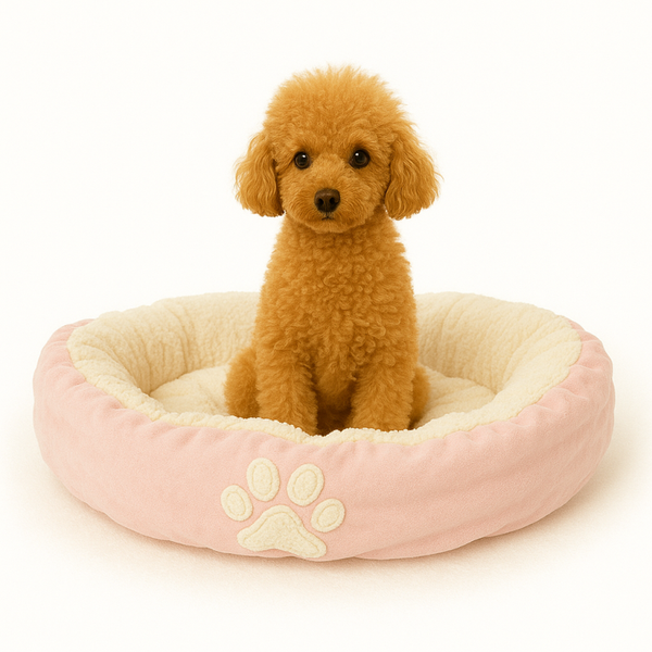 HUGS HONDENMAND OVAAL CONFETTI ROZE 61X61X13 CM