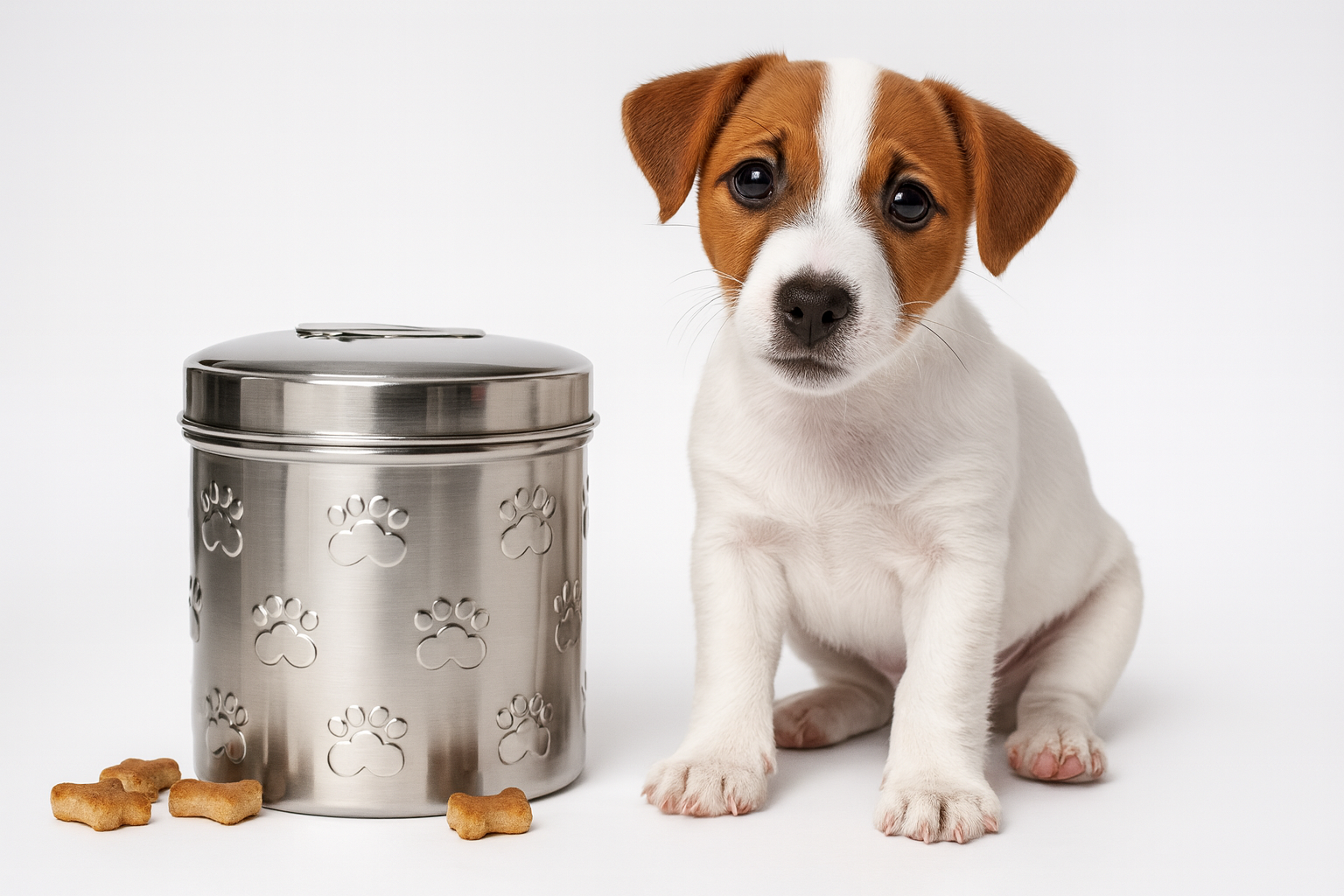 Nobby RVS Snackpot Set – 0,85 L & 1,65 L (Chroom, 2 stuks)