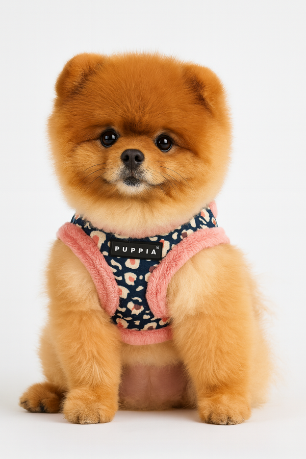 Puppia Vest Harness model B Elyse Indian Pink