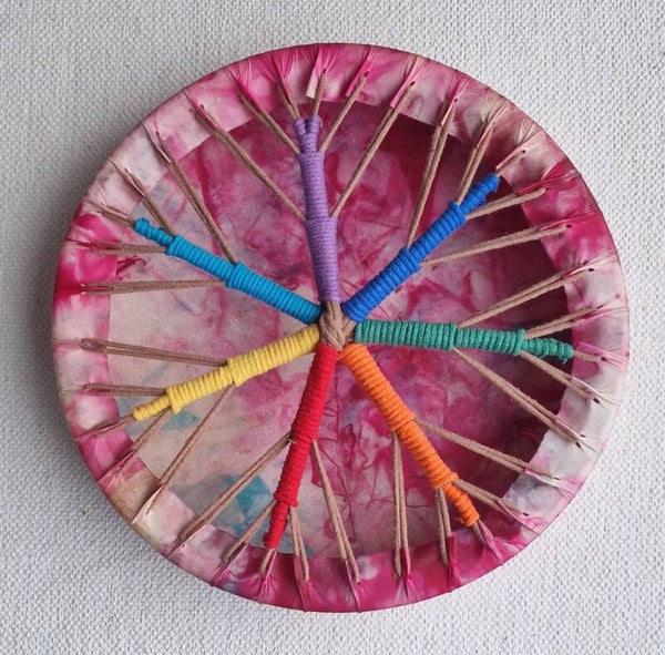 7 chacras, cabra 40cm, rosa