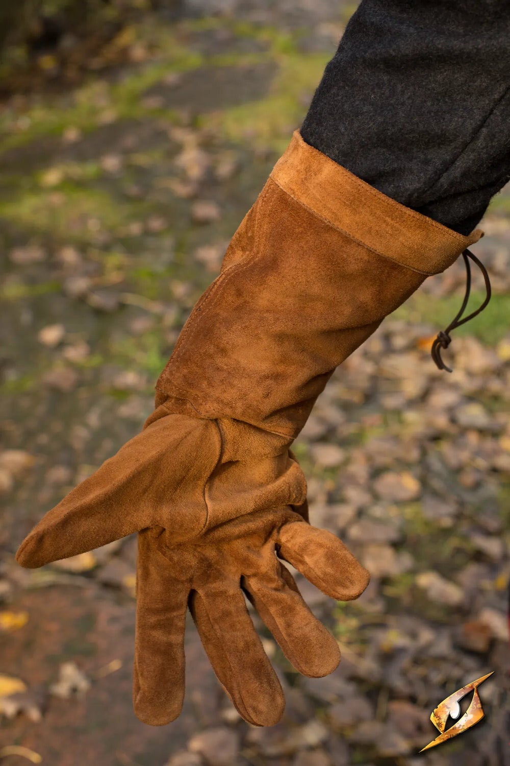 Lederen handschoenen - 11/2XL - Bruin