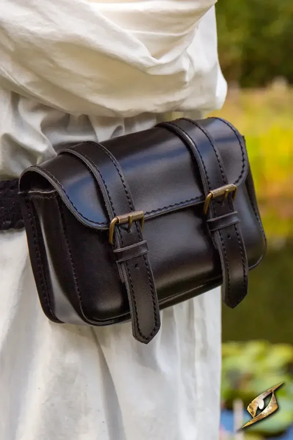 Warrior Bag - Faux Leather - Large - Black