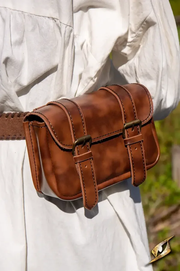 Warrior Bag - Faux Leather - Large - Brown
