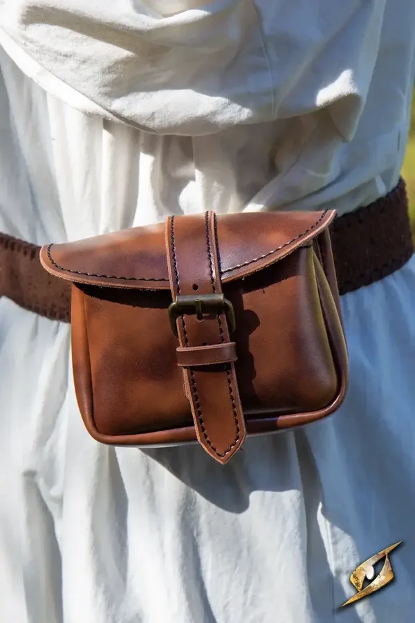 Warrior Bag - Faux Leather - Small - Brown