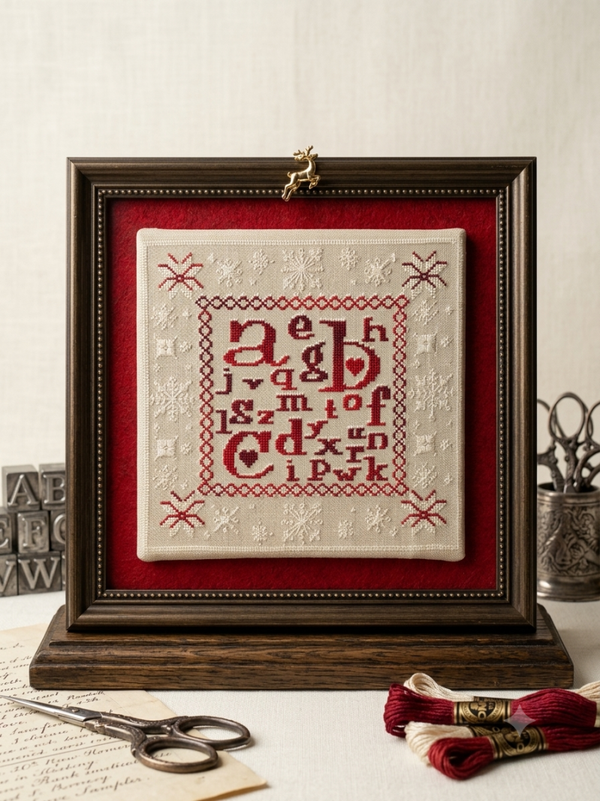 Un alphabet sous la neige