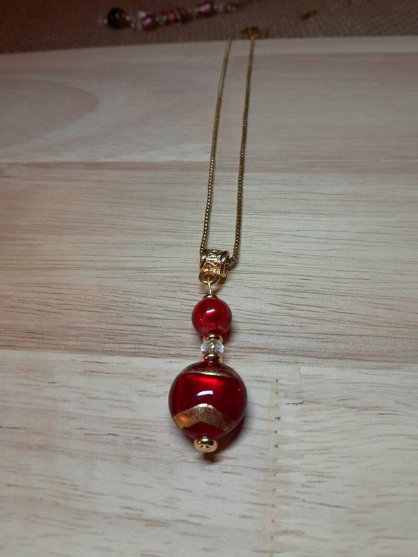 Pendentif en perles de Murano