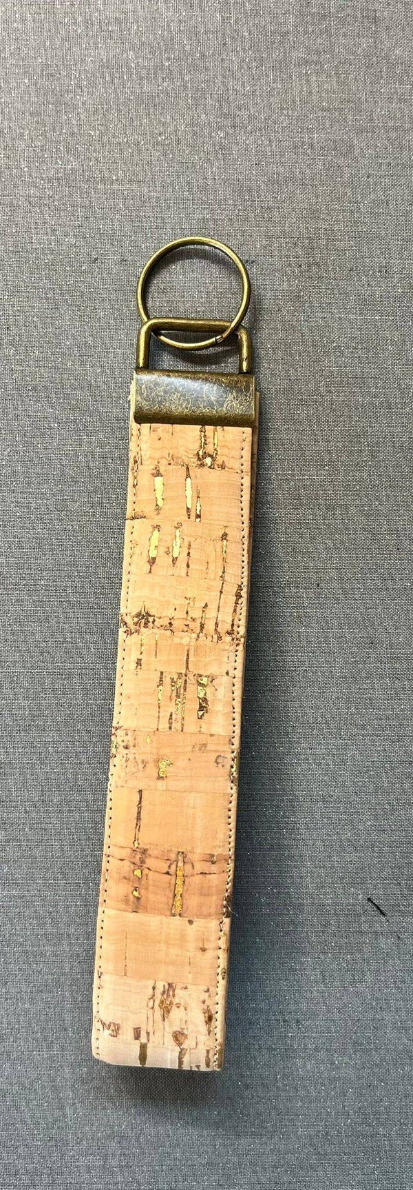 Handgemaakte sleutelhanger - Kurkleer