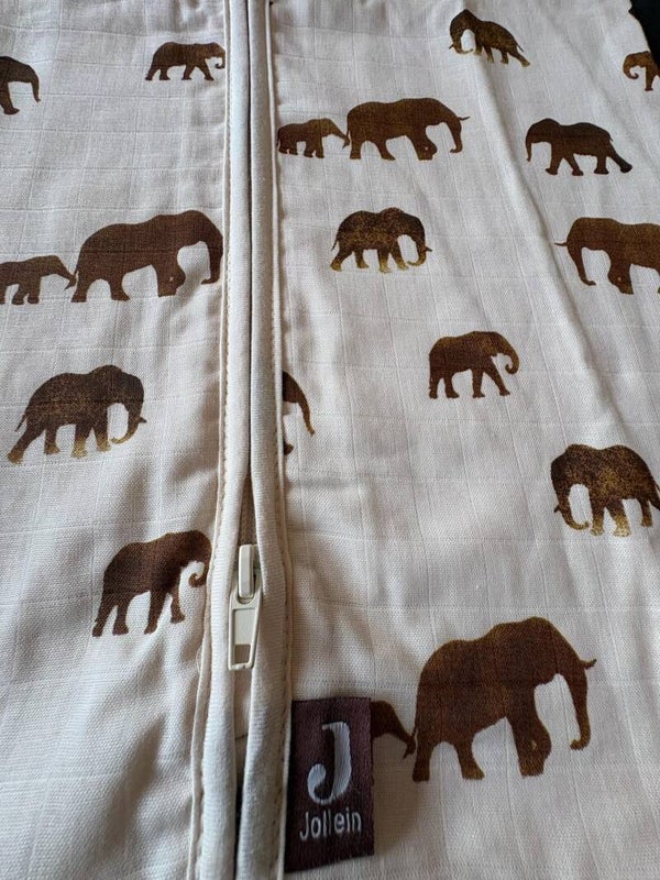 JOLLEIN/ Zomerslaapzak Olifant 70 cm