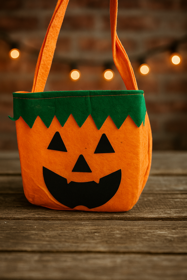 Gepersonaliseerd halloweentas met groen