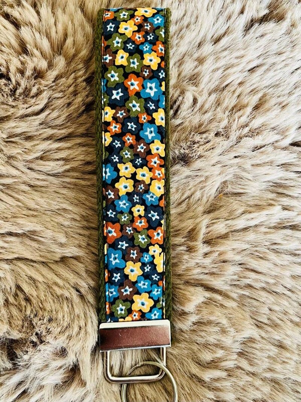 Handgemaakte sleutelhanger groen