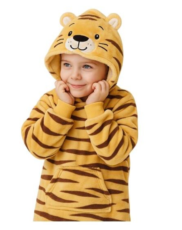 Hoodie tijger met bijpassende sokken