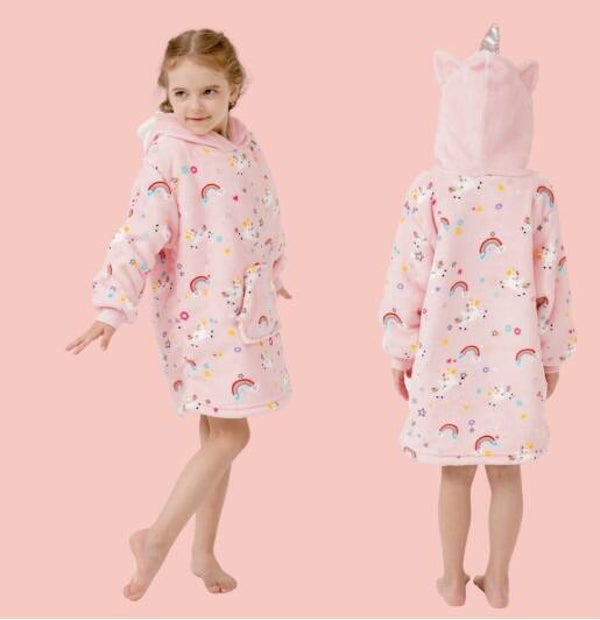 Hoodie unicorn met bijpassende sokken