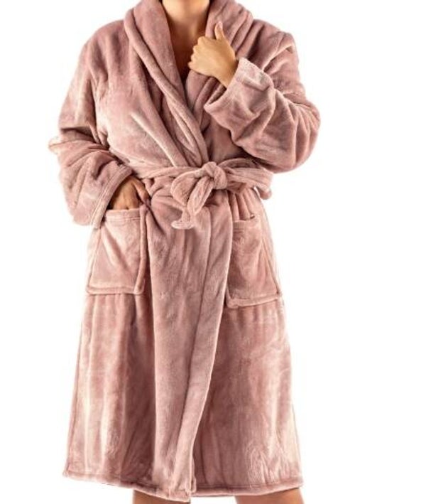 Harper badjas roze