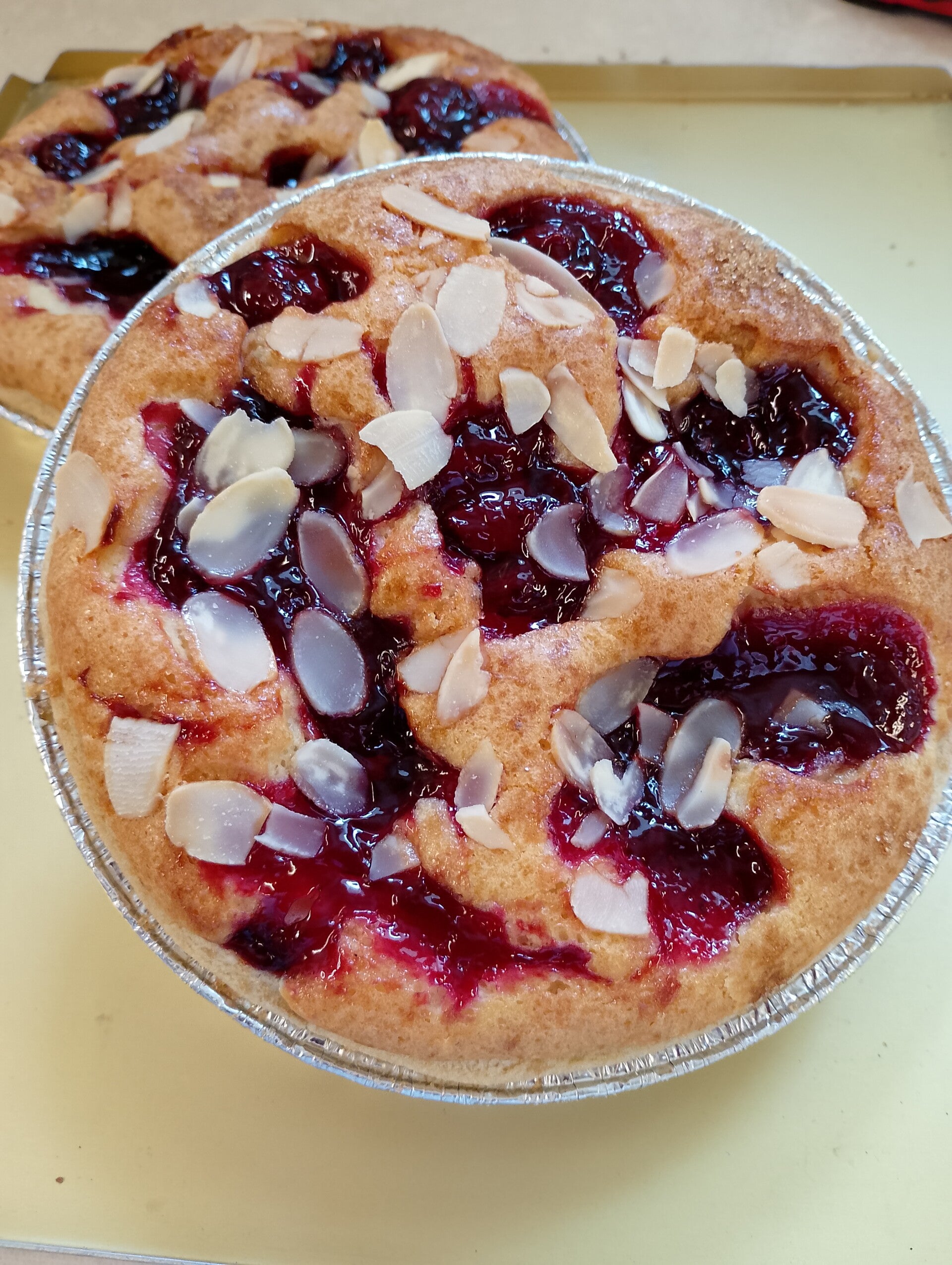 Large 6" CHERRY & ALMOND TART