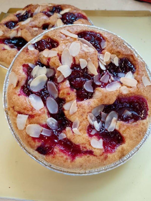 Large 6" CHERRY & ALMOND TART