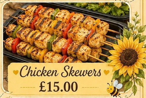 chicken skewers