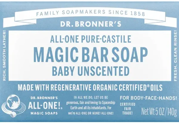 Dr. Bronner's All-One® Bar Soap Unscented - 5oz