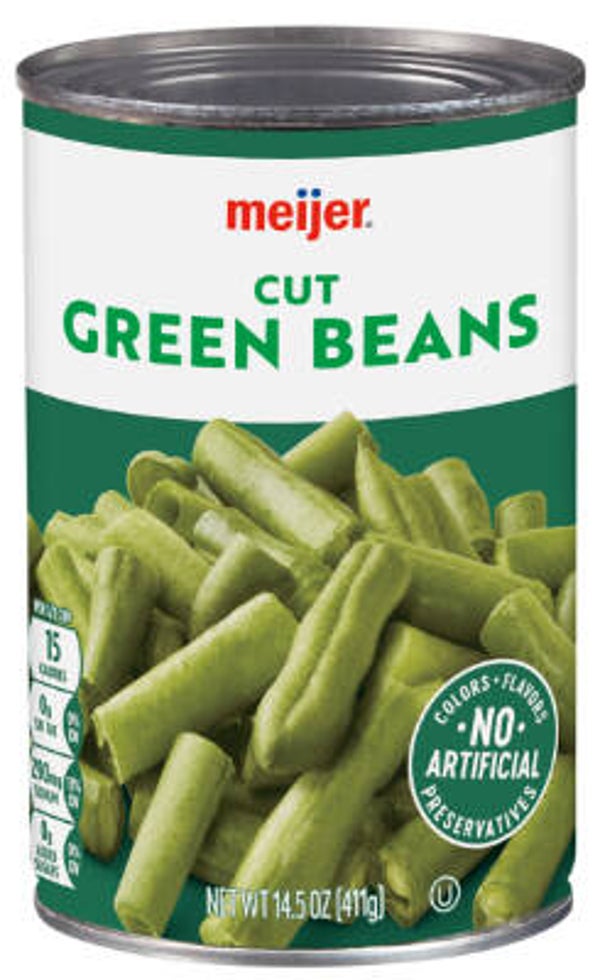Meijer Cut Green Beans - 14.5oz