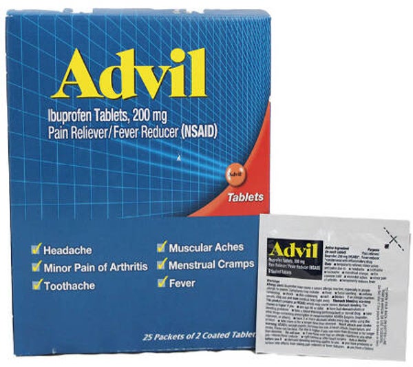 Advil Dispenser Counter Display Wholesale - 25 Packets