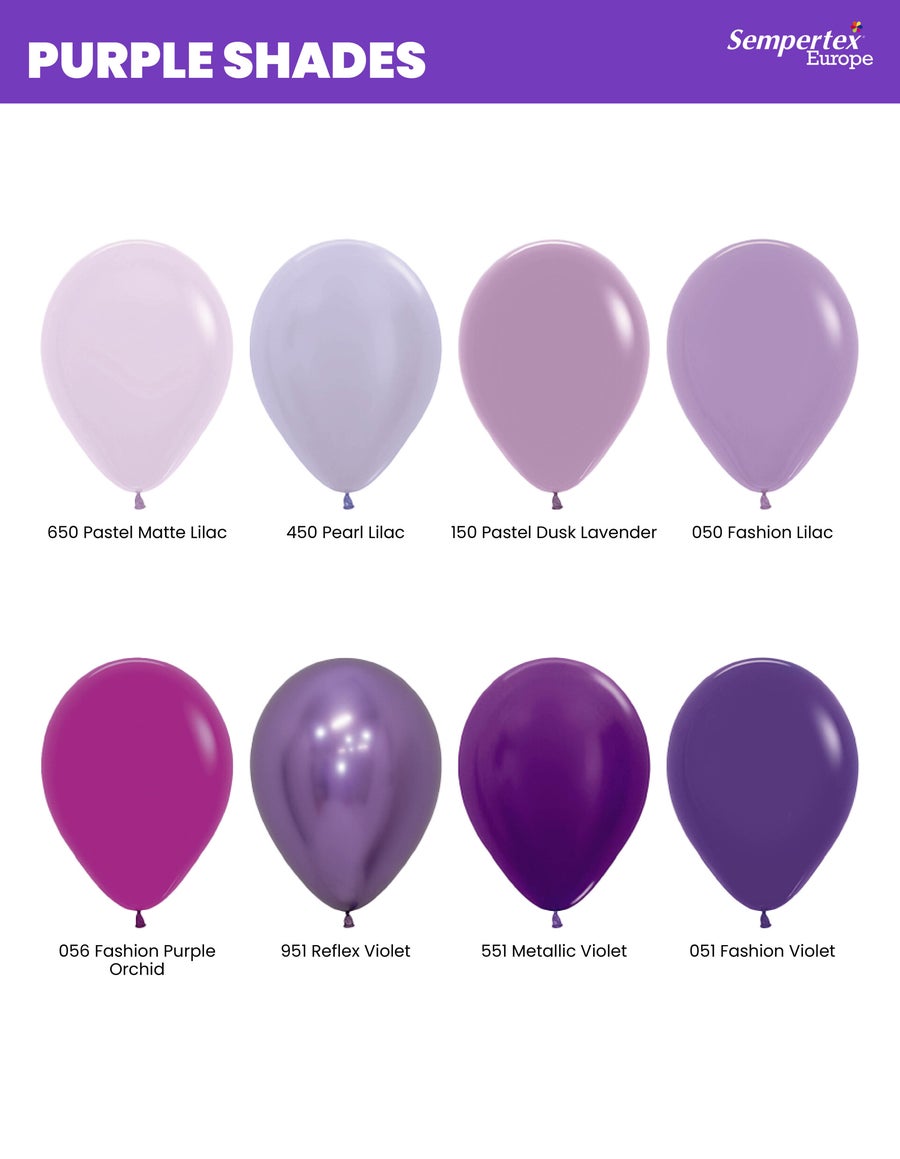 alle kleuren ballonnen