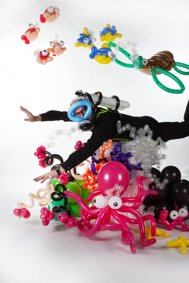 Ballonthema onderwater