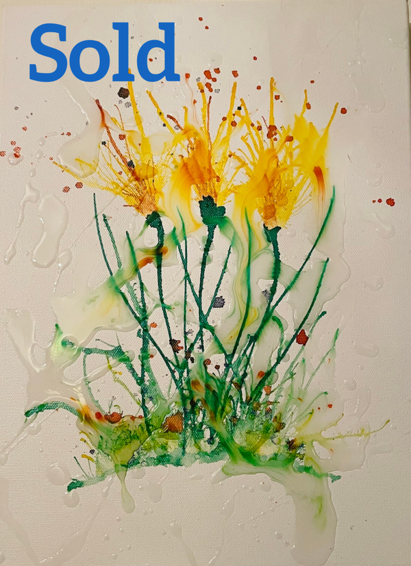 Fleurs in the rain No.7