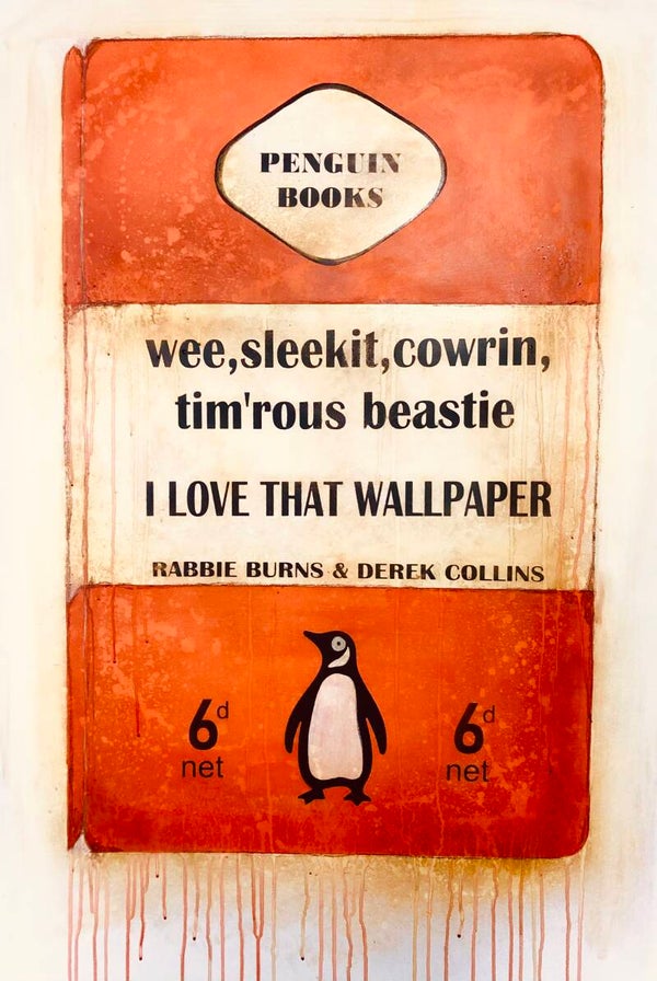 Penguin Book Original Painting