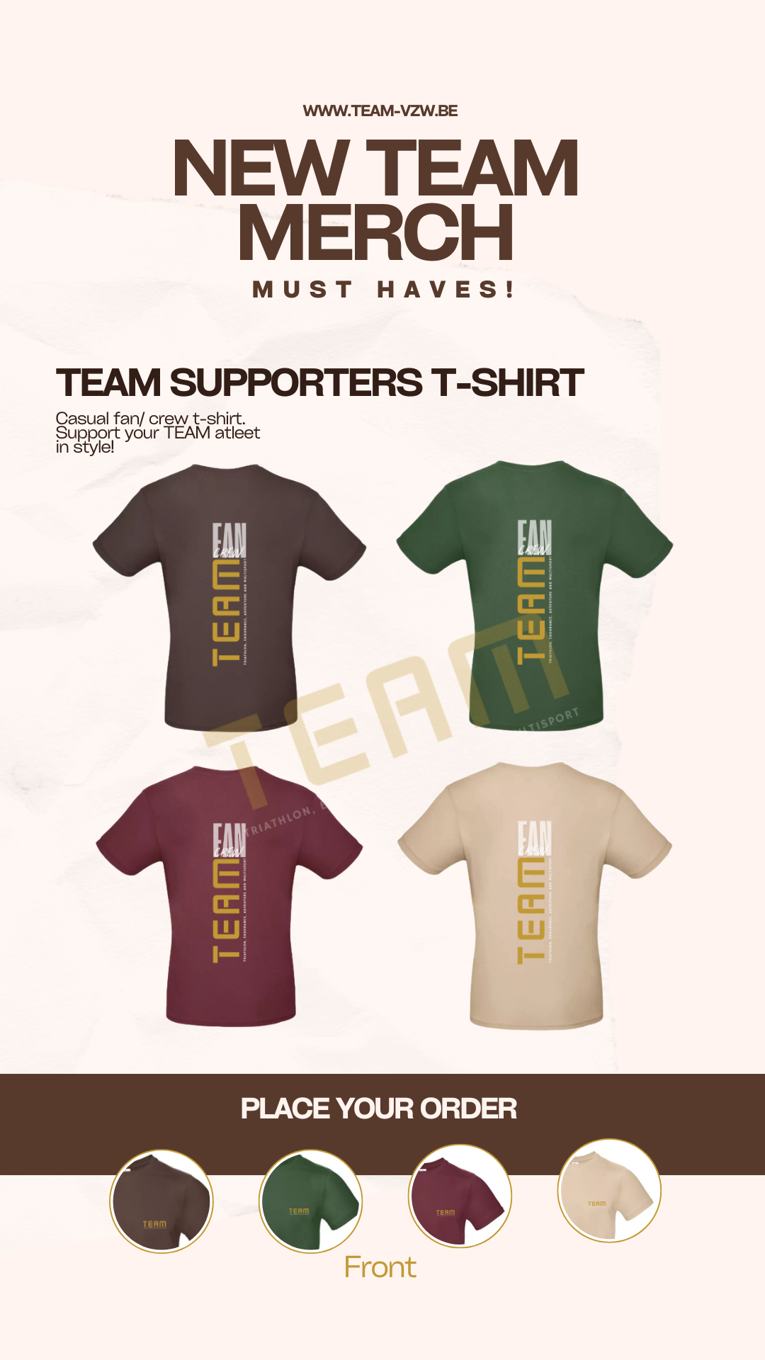 TEAM Supporters T-shirt