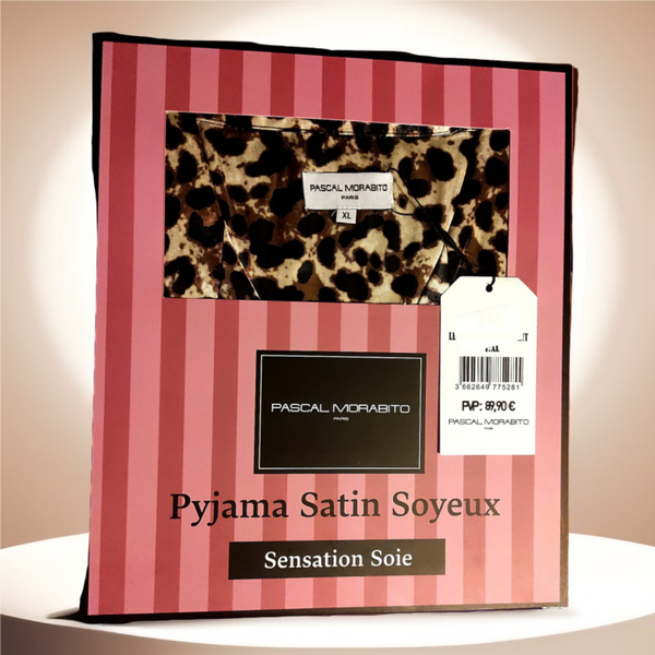 Pyjama en satin touché soie Pascal Morabito