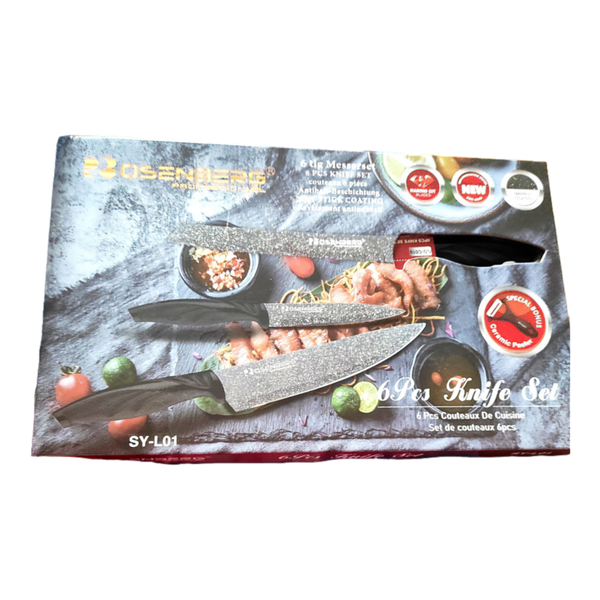 Couteaux - ensemble 6 pièces - ROSENBERG